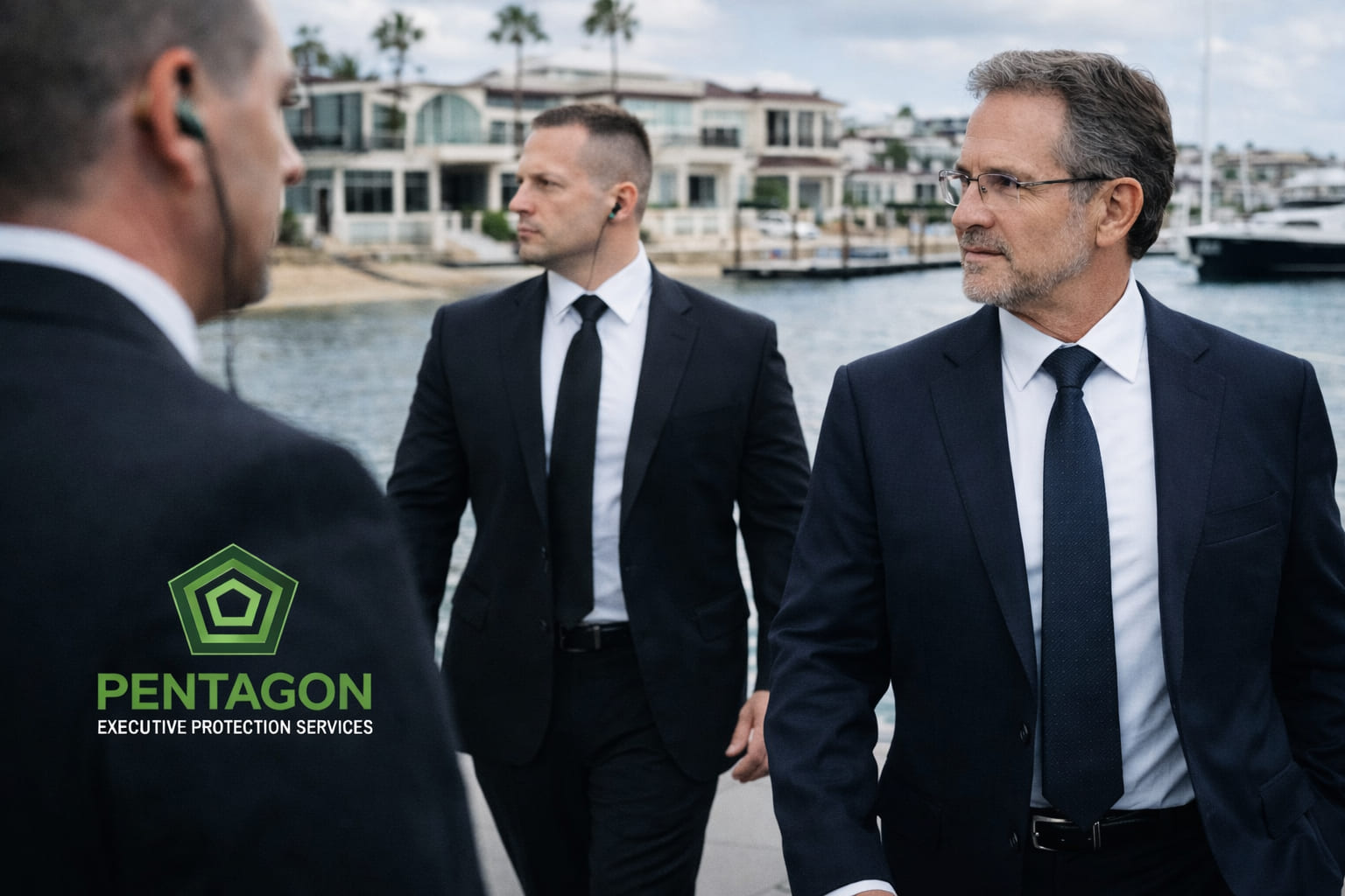Discreet executive protection supporting executives and families in Newport Beach