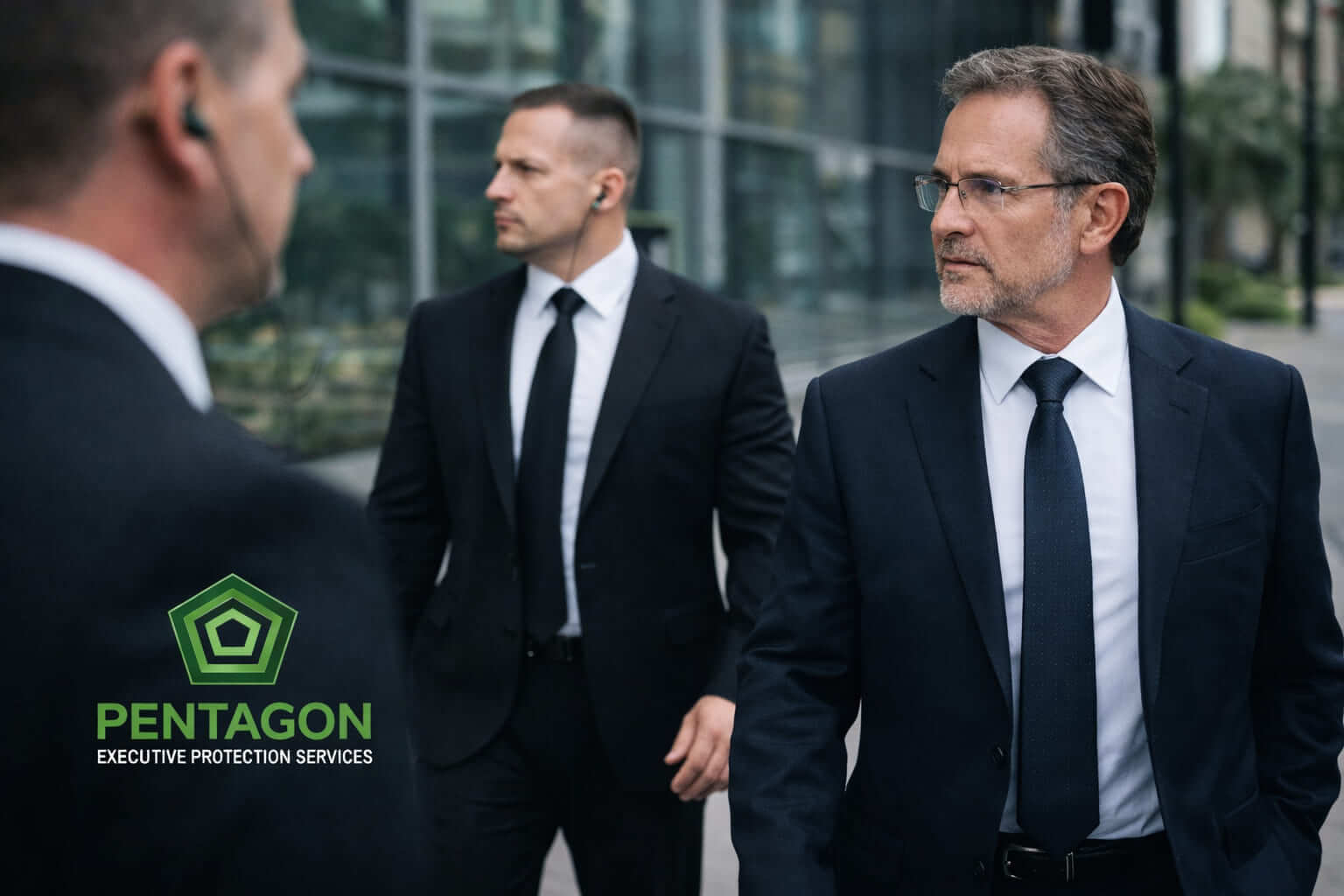 Discreet executive protection supporting corporate leadership in Orange County