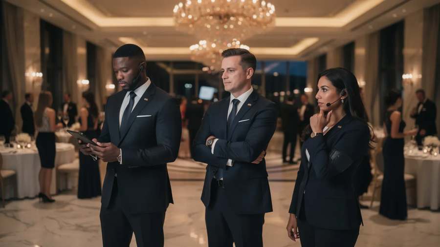 Professional bodyguard providing discreet personal protection services