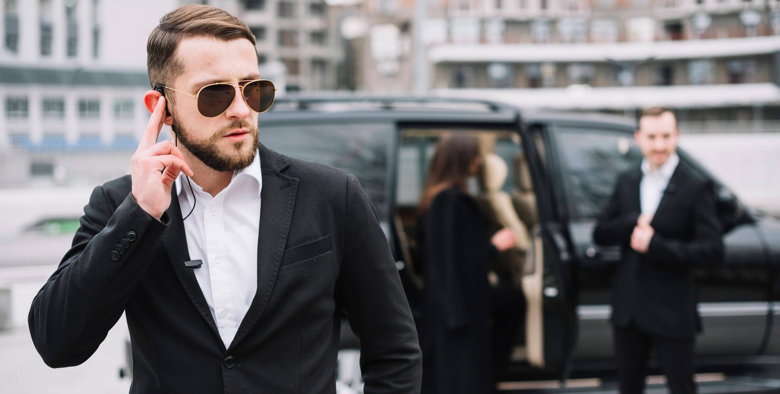 Protection officer on duty in Orange County CA